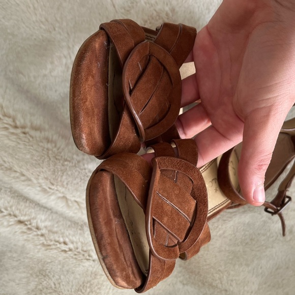 Splendid brown suede sandal heel - Picture 6 of 8